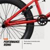 image:imageMongoose Legion Kids Freestyle BMX Bike Intermediate Rider Boys and Girls Bikes 20Inch Wheels HiTen Steel Frame Micro Drive 25x9T BMX GearingRed