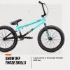image:imageMongoose Legion Kids Freestyle BMX Bike Intermediate Rider Boys and Girls Bikes 20Inch Wheels HiTen Steel Frame Micro Drive 25x9T BMX GearingTeal