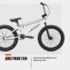 image:imageMongoose Legion Kids Freestyle BMX Bike Intermediate Rider Boys and Girls Bikes 20Inch Wheels HiTen Steel Frame Micro Drive 25x9T BMX GearingWhite
