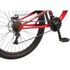 image:imageMongoose Status Mountain Bike 275 Inch Bike for Men and Women 21 Speed Aluminum Suspension Frame Steel Rear Triangle Dual Suspension Knobby Mountain Tires Mechanical Disc Brakes Adult BicycleRed