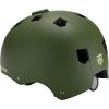 image:imageMongoose All Terrain Kids Bike Helmet Ages 58 3in1 Multisport Compatible Lightweight Microshell 10 Air Vents Adjustable Fit Internal Pads BMX Bike Helmet for KidsMatte Army Green