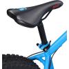 image:imageMongoose Argus Trail or ST Fat Tire Mountain Bike 20 24 or 26 Inch Bike for Kids and Adults 7 or 16 Speed Aluminum or Steel Frame Knobby Mountain Fat Tires Mechanical Disc BrakesBlue