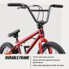 image:imageMongoose Legion BMX Bike HiTen Steel Frame 25x9T 36x16T or 40x16T GearingRed