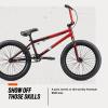image:imageMongoose Legion Freestyle BMX Bike for AdvancedLevel or Professional Riders Adult Men Women 4130 Chromoly FrameRed