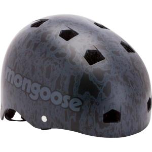 image:imageMongoose All Terrain Kids Bike Helmet Ages 58 3in1 Multisport Compatible Lightweight Microshell 10 Air Vents Adjustable Fit Internal Pads BMX Bike Helmet for KidsBlackGrey