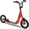image:imageMongoose Trace Air NonElectric Scooter for Youth Boys Girls Age 8 Year Old Max Weight of 220 lbs 12Inch Air Tires NonFolding Design Adjustable Height Stem BMXStyle Handlebar Wide Foot DeckOrange